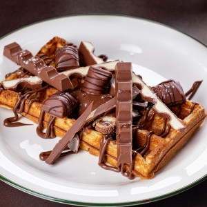 Kinder Chocolate Waffle
